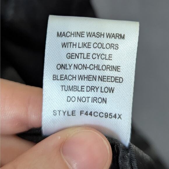 Copper Key Girls Black & Gray Colorblock Double Breasted Lined Pea Coat 6/6X - Picture 8 of 9